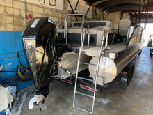 Load image into Gallery viewer, 2022 Barletta Cabrio 24UC Tritoon/Pontoon with 225 Mercury ONLY 16 hours on it!