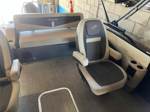 2022 Barletta Cabrio 24UC Tritoon/Pontoon with 225 Mercury ONLY 16 hours on it!