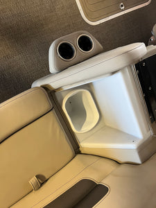 2022 Barletta Cabrio 24UC Tritoon/Pontoon with 225 Mercury ONLY 16 hours on it!