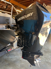 Load image into Gallery viewer, 2022 Barletta Cabrio 24UC Tritoon/Pontoon with 225 Mercury ONLY 16 hours on it!
