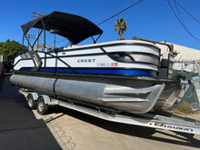 Load image into Gallery viewer, 2020 Crest Caribbean RS 250 Pontoon Tri toon 25&#39;