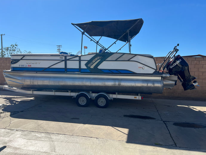 2020 Crest Caribbean RS 250 Pontoon Tri toon 25'